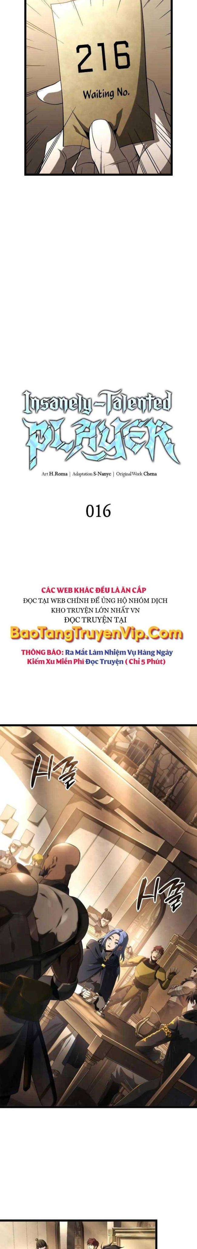 Người Chơi Tài Năng Điên Cuồng - Page 1
